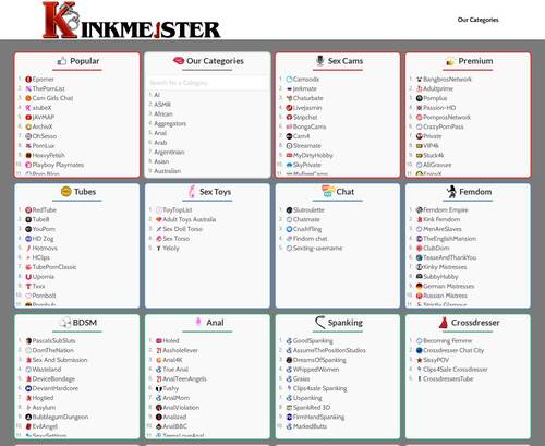 Review screenshot kinkmeister.com